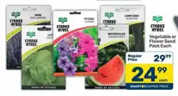 Pick n Pay Starke Ayres Vegetable or Flower Seed Pack offer