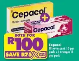 Shoprite Cepacol Throat Lozenges offer