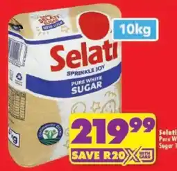 Shoprite Selati Pure White Sugar offer