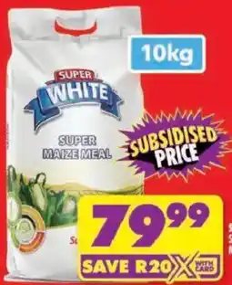 Shoprite Super White Super Maize Meal offer