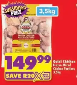 Shoprite Goldi Chicken Frozen Mixed Chicken Portions offer