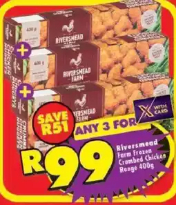Shoprite Riversmead Farm Frozen Crumbed Chicken offer