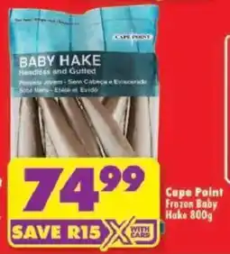 Shoprite Cape Point Frozen Baby Hake offer
