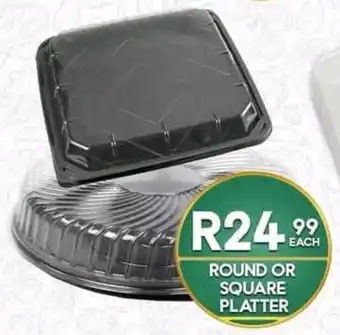 Take 'n Pay Round or Square Platter offer