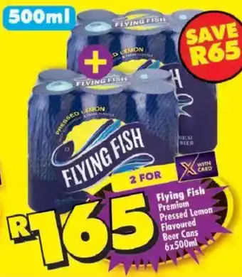 Flying Fish Premium Pressed Lemon Flavoured Beer Cans