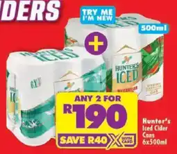 Shoprite Hunter's Iced Cider Cans offer