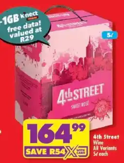 Shoprite 4th Street Sweet Rose Wine offer