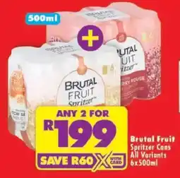 Shoprite Brutal Fruit Spritzer offer