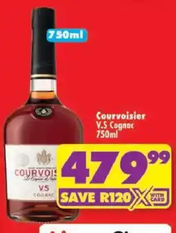 Shoprite Courvoisier V.S Cognac offer