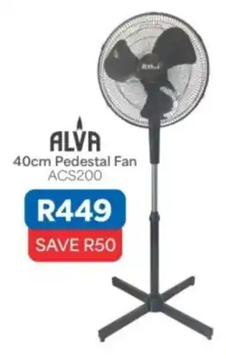 OK Furniture ALVA 40cm Pedestal Fan offer