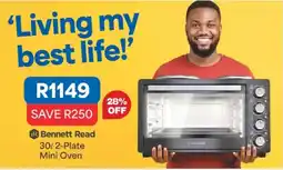 OK Furniture Bennett Read 30ℓ 2-Plate Mini Oven offer