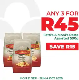 Food Lover's Market Fatti's & Moni's Pasta Assorted offer
