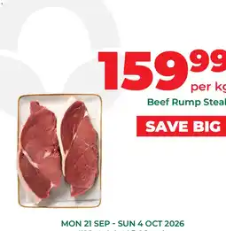 Food Lover's Market Beef Rump Steak offer