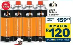 Pick n Pay ALVA Butane Gas Cartridge offer