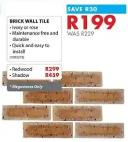 Chamberlain BRICK WALL TILE offer