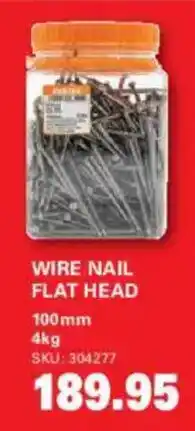 Cashbuild WIRE NAIL FLAT HEAD offer