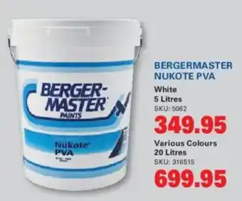 BERGER-MASTER Nukote PVA
