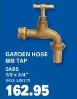 Cashbuild GARDEN HOSE BIB TAP offer