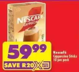 Shoprite Nescafe Cappuccino offer