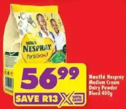 Shoprite Nestlé Nespray FortiGrow offer