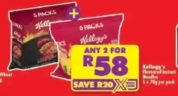 Shoprite Kellogg's Flavoured Instant Noodles offer