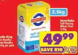 Shoprite Snowflake Self-Raising Wheat Flour offer