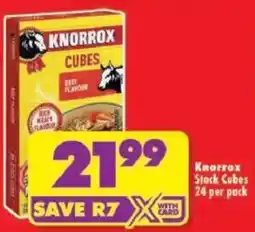 Shoprite Knorrox Stock Cubes offer