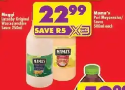 Shoprite Mama's Peri Mayonnaise/Sauce offer