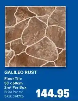 Cashbuild GALILEO RUST Floor Tile offer