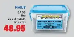 Cashbuild ABRAGON Round Wire Nail offer