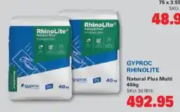 Cashbuild GYPROC RHINOLITE Natural Plus Multi offer