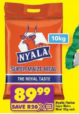 Shoprite Nyala Super Maize Meal offer