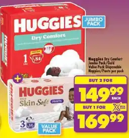 Shoprite Huggies Dry Comfort offer