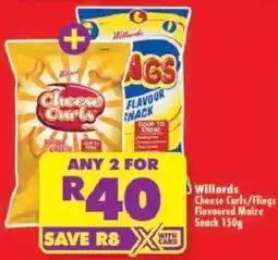 Shoprite Willards Cheese Curls/Flings offer