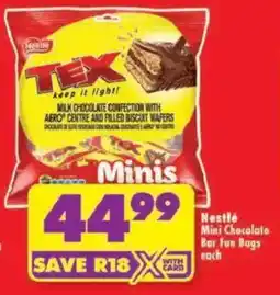 Shoprite Nestlé TEX Minis offer