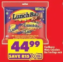 Shoprite Cadbury Minis Chocolate offer