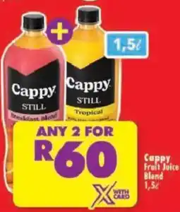 Shoprite Cappy Fruit Juice Blend offer