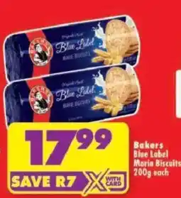 Shoprite Bakers Blue Label Marie Biscuits offer