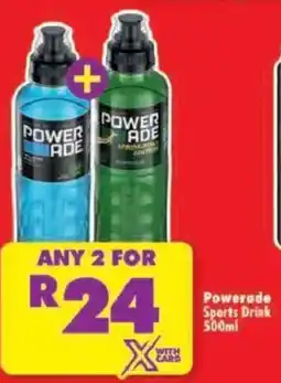 Shoprite Powerade Sports Drink offer