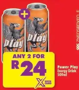 Shoprite Power Play Energy Drink offer