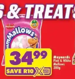 Shoprite Maynards Pink & White Mallows offer