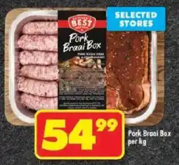 Shoprite Woolworths Best Pork Braai Box offer
