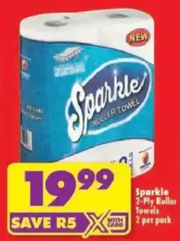 Shoprite Sparkle Roller Towel offer