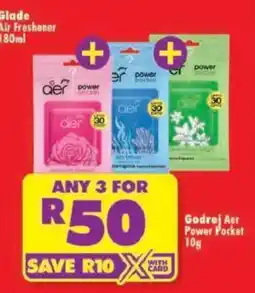 Shoprite Godrej Aer Power Pocket offer