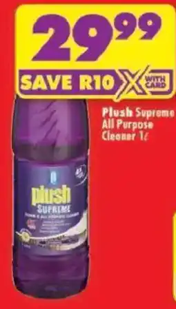 Shoprite Plush Supreme All Purpose Cleaner offer