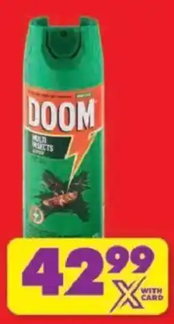 Shoprite DOOM Multi Insects Spray offer
