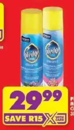 Shoprite Pledge clean it multi surface spray offer