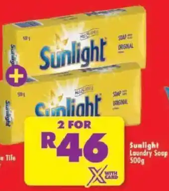 Shoprite Sunlight Laundry Soap offer