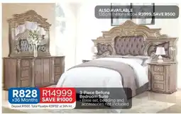 OK Furniture 3-Piece Bellona Bedroom Suite offer
