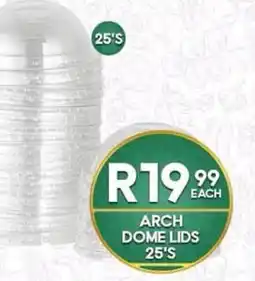 Take 'n Pay Arch Dome Lids offer